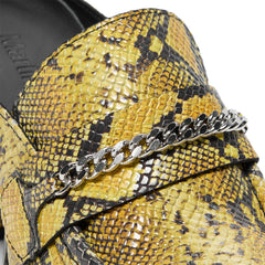 Martine Rose Square Toe Heel (Yellow/Black)