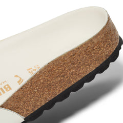 Birkenstock Madrid Hammered Big Buckle (White Leather)