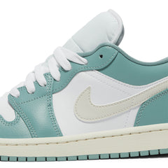 Nike Womens Air Jordan 1 Low (White/Light Orewood Brown/Cannon/Sail)