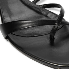 Jude Heath Sandal (Black Leather)