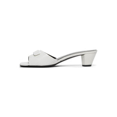 Jude Taina Mule (White Leather)