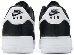 Nike Air Force 1 Low '07 Black White Pebbled Leather