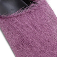 MARNI Womens Fussbett Sabot Mules (Prune violet)