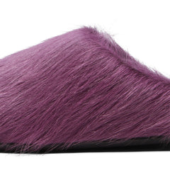 MARNI Womens Fussbett Sabot Mules (Prune violet)