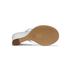 GIABORGHINI The Wedge Sandal (Optic White)
