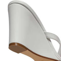 GIABORGHINI The Wedge Sandal (Optic White)