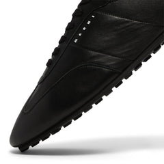MARNI Nappa Leather Softy Soccer Sneaker (Black)
