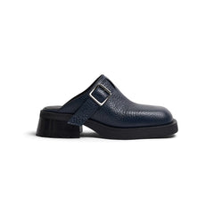 Miista Aroa Buckled Mules (Navy)