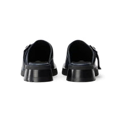 Miista Aroa Buckled Mules (Navy)