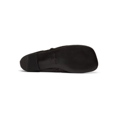 SANDY LIANG Mary Jane Mesh Ballerina Flats (Black)