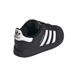 adidas Superstar II Elastic Lace Core Black Cloud White (TD)