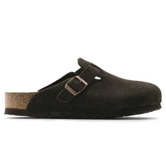 Birkenstock Boston Soft Footbed Suede Mocha