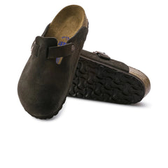 Birkenstock Boston Soft Footbed Suede Mocha