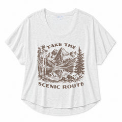 Take the Scenic Route Graphic Tee