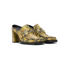 Martine Rose Square Toe Heel (Yellow/Black)
