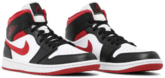 Jordan 1 Mid Gym Red Black White