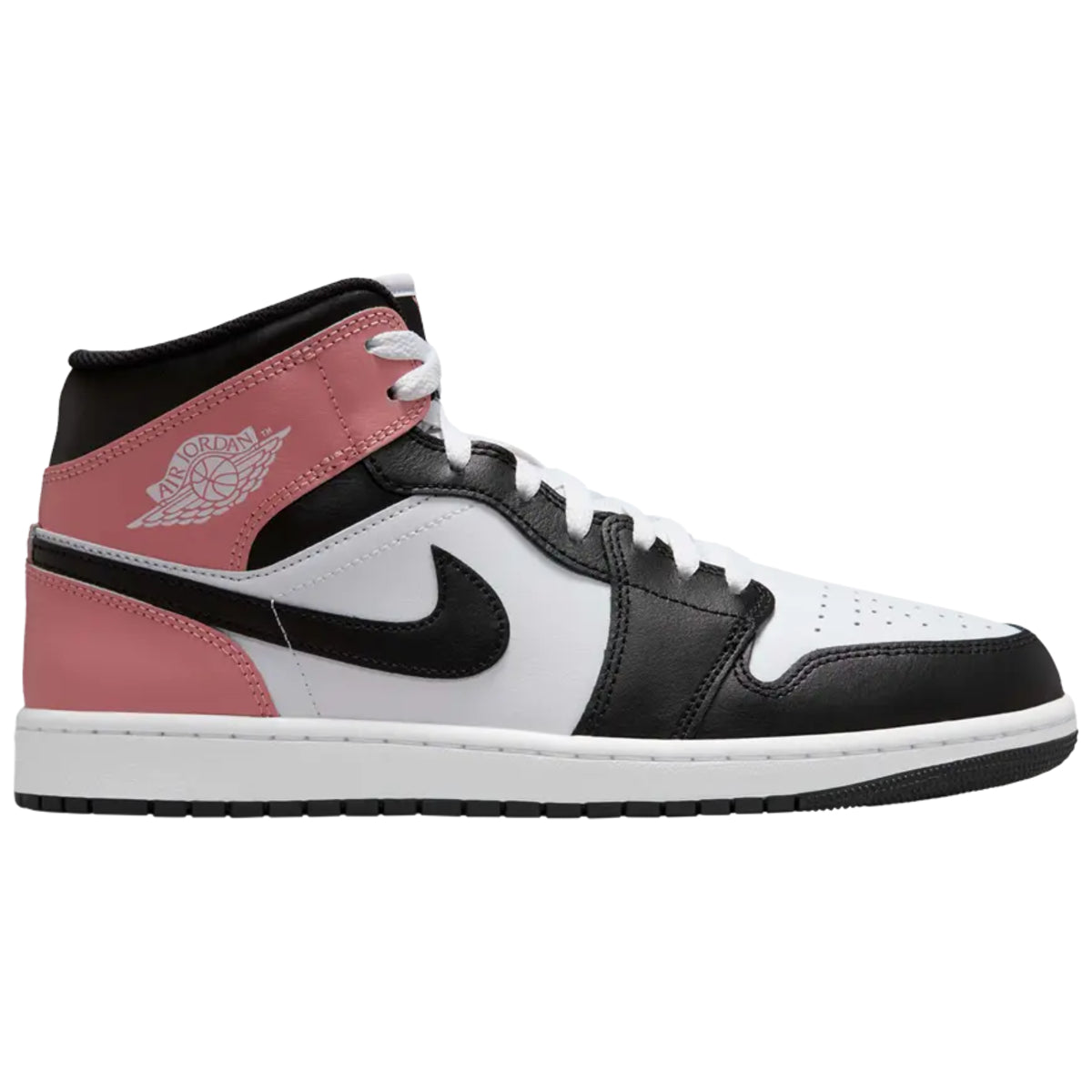 Jordan 1 Mid White Rust Pink Black