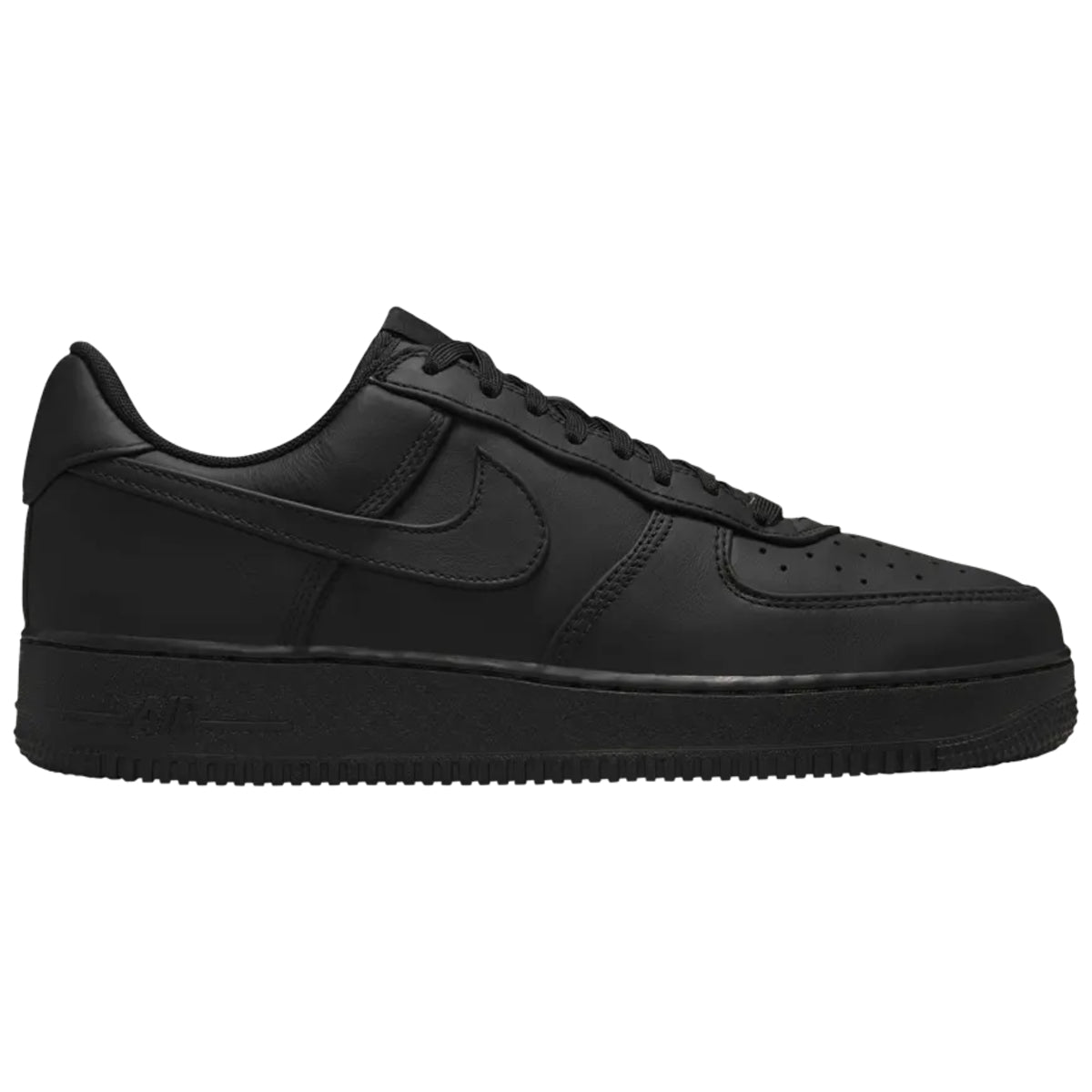 Nike Air Force 1 Low Retro Premium Triple Black Badgeless