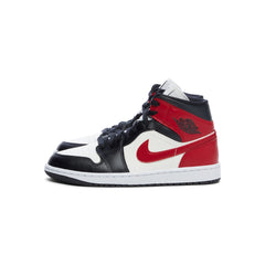 Nike Womens Air Jordan 1 Mid (Sail/Gym Red/Off Noir/White)