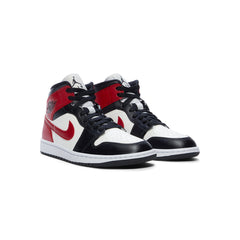 Nike Womens Air Jordan 1 Mid (Sail/Gym Red/Off Noir/White)