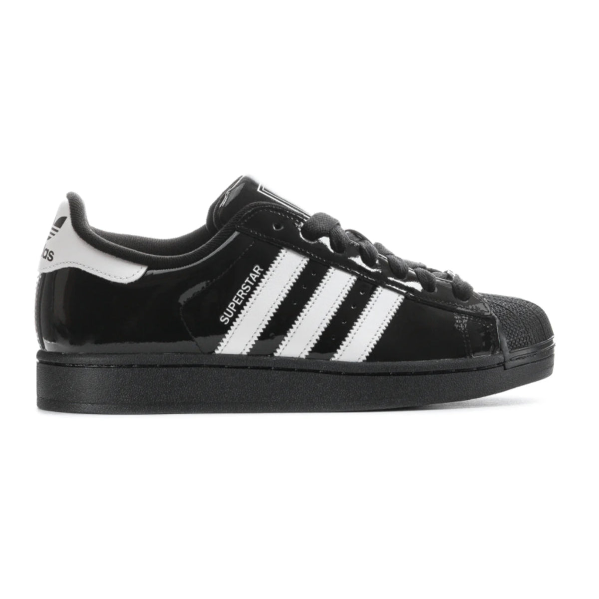adidas Superstar II Black Patent White (GS)