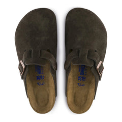Birkenstock Boston Soft Footbed Suede Mocha 