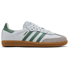 Adidas Samba OG Cloud White Silver Green (GS)